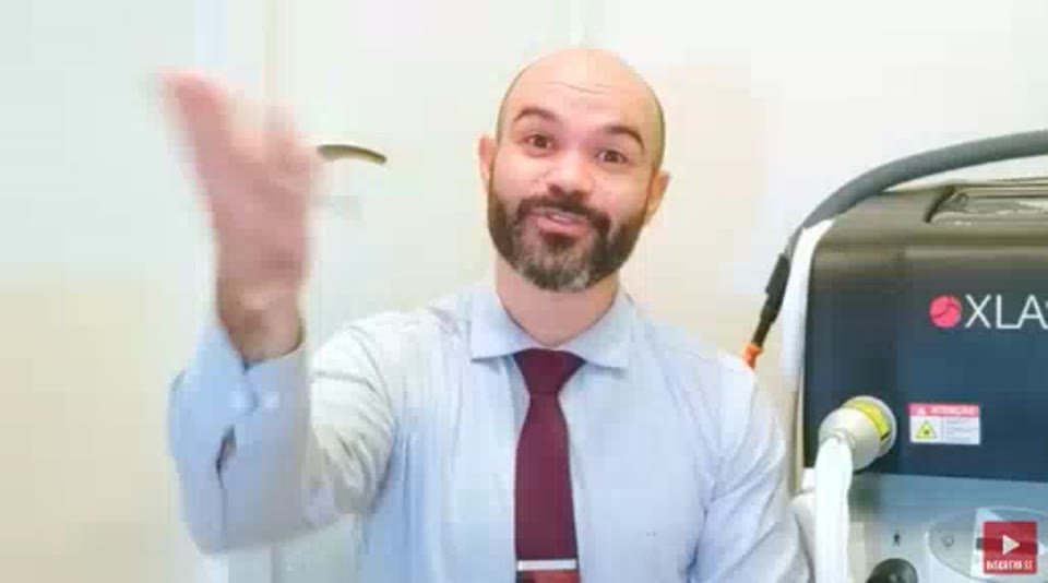 Dr. Filipe Damasceno apresentando o Freddo